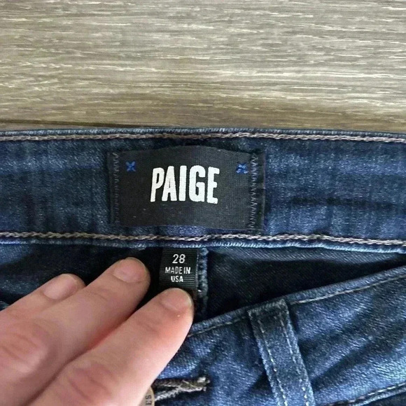 Paige Verdugo Ultra Skinny Women's Ankle Skinny Jeans Size 27 I3 - Picture 2 of 6